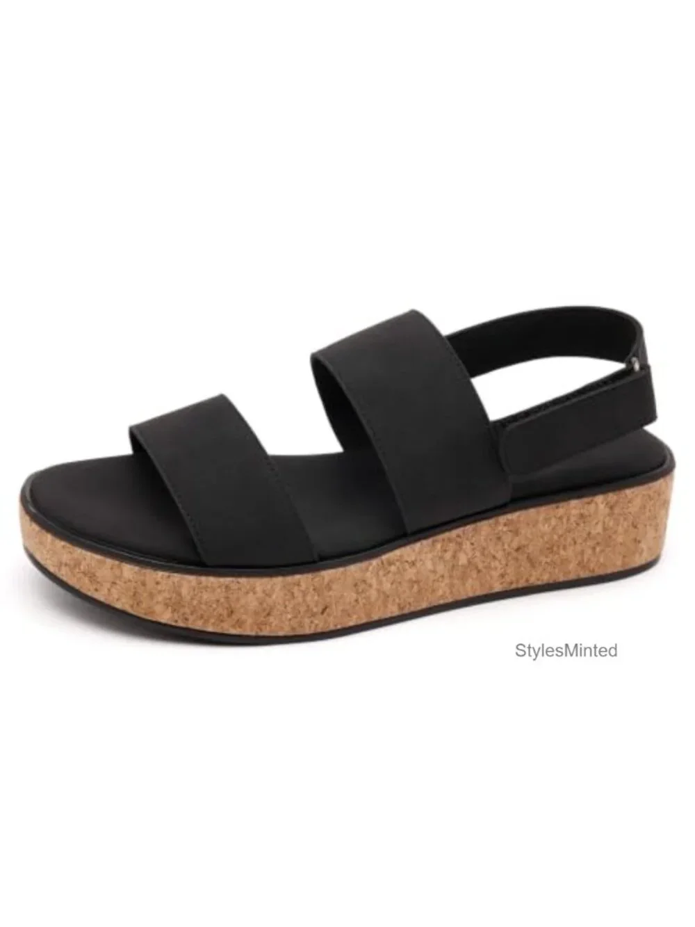 Womens Platform Wedge Sandals Summer Casual Slingback Ankle Strap Comfortable